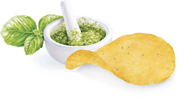 Pesto-Chips
